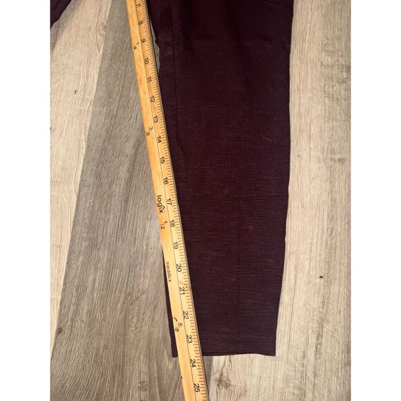 Matty M Womens Burgundy Leggings Size XL - Picture 6 of 6
